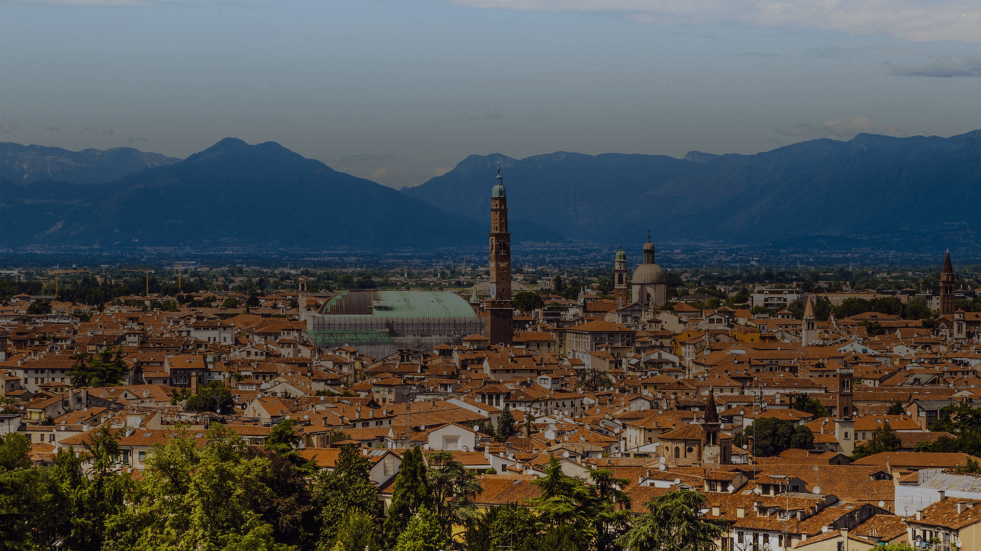 Macellai Vicenza panoramica del centro di Vicenza